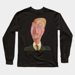 Jorge Luis Borges portrait Long Sleeve T-Shirt